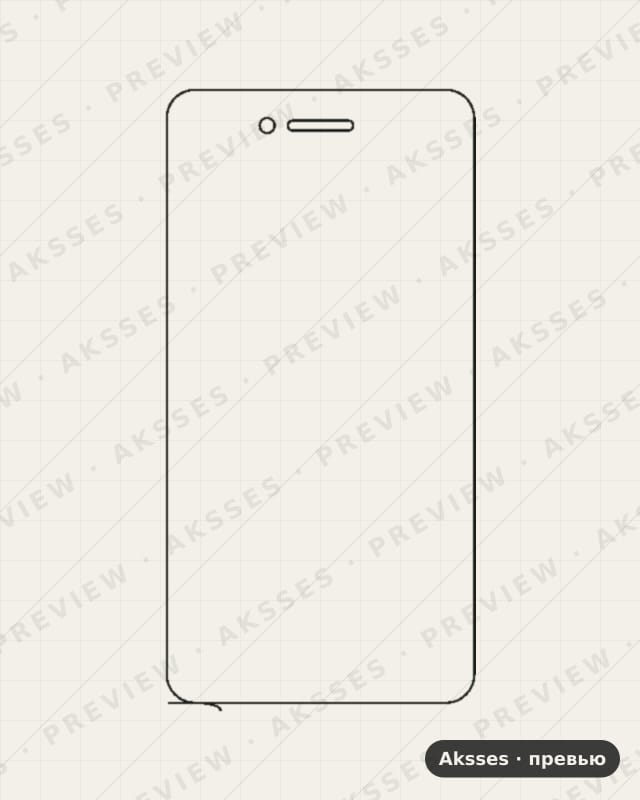 Лекало для Prestigio Wize Y3, Front Shell, Matte