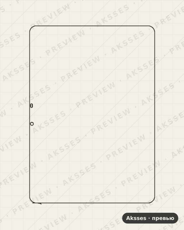 Лекало для Dexp Ursus L110, Front Full, Matte