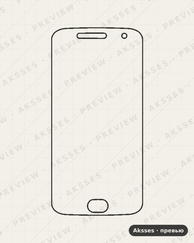 Лекало G5 Plus—-Z для Motorola G5-Plus, Front Full