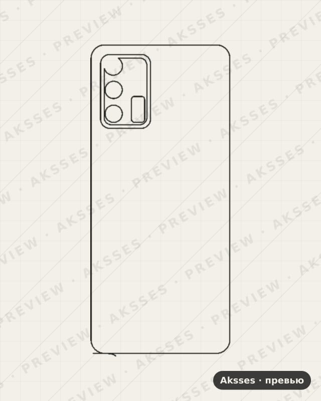 Лекало для Oukitel C25, Back