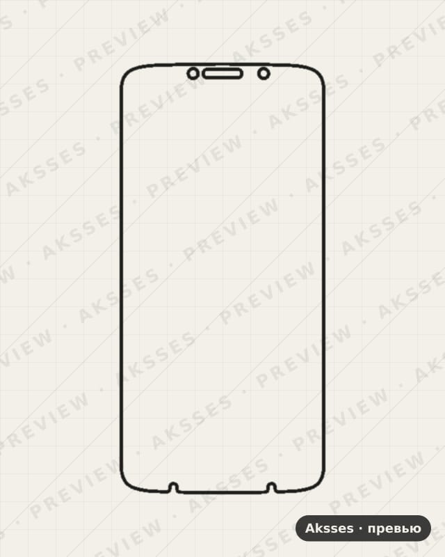 Лекало для Motorola Z3, Front Full