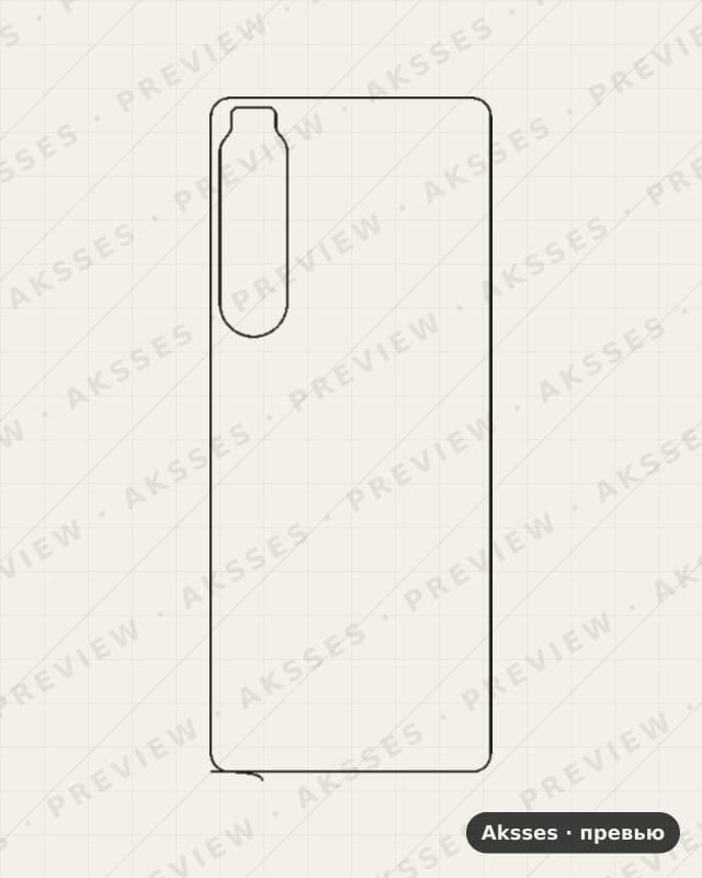Лекало для Sony Xperia 1 IV, Back