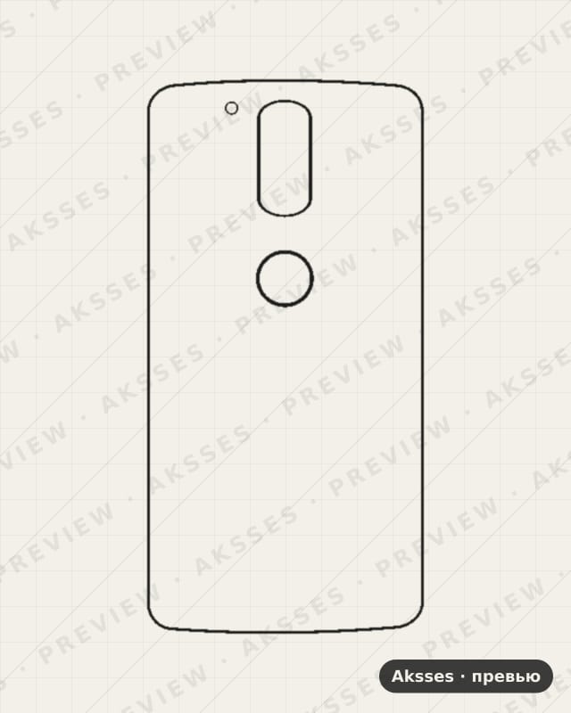 Лекало для Motorola G4, Back