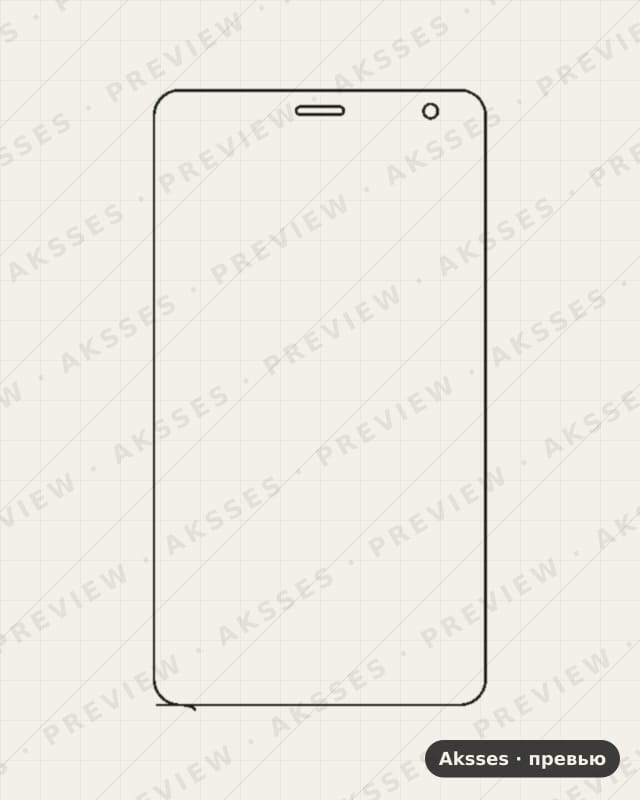 Лекало для Digma Optima 7 A101 3G, Front Shell, Matte