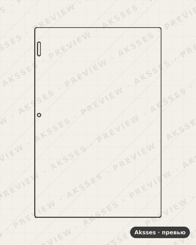 Лекало для Digma EVE 10 C301T (ES1043EW), Front Full, Matte