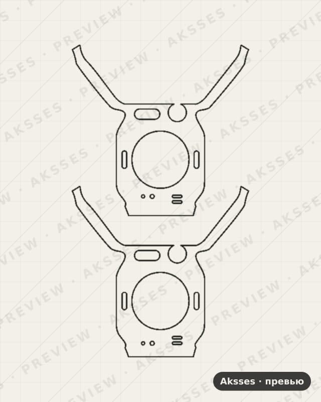 Лекало Watch Series 3 для Apple 3, 38mm, All Inclusive