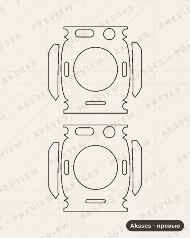 Лекало Watch Series 7 41mm для Apple Watch Series 7, All Inclusive