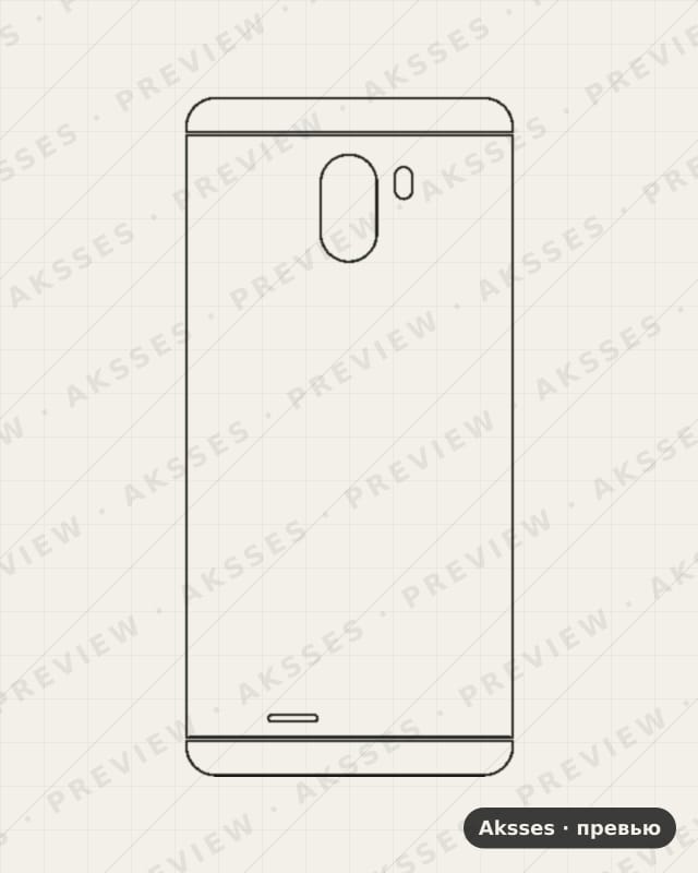 Лекало для Texet TM-5071, Back