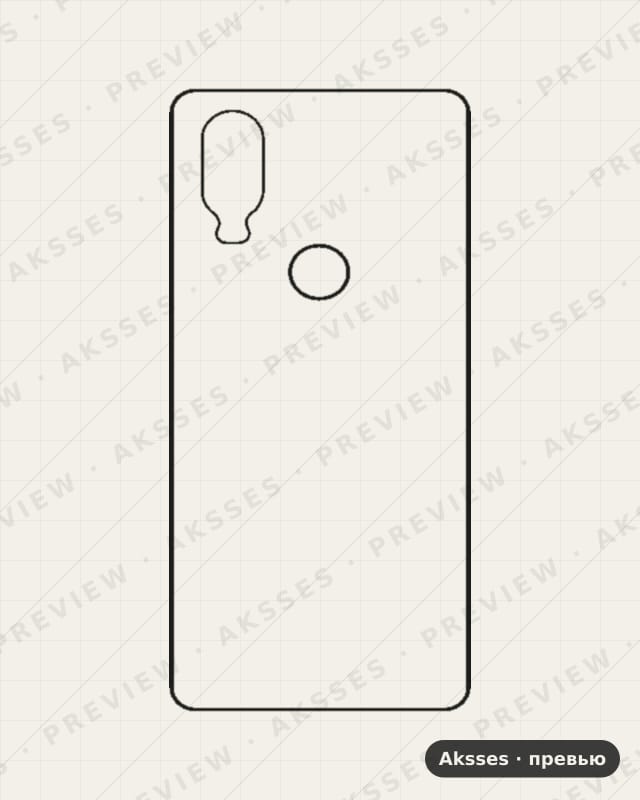 Лекало для Motorola P50, Back