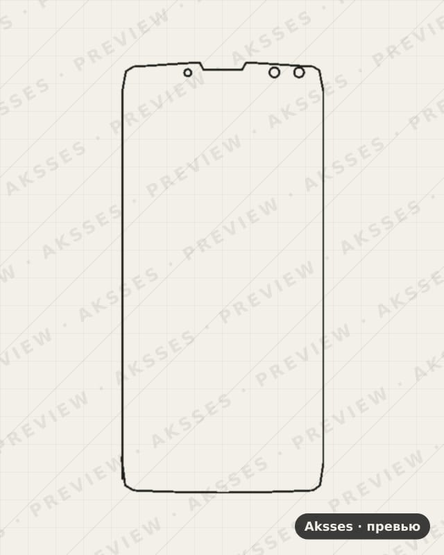 Лекало для Blackview P10000 Pro, Front Shell, Matte