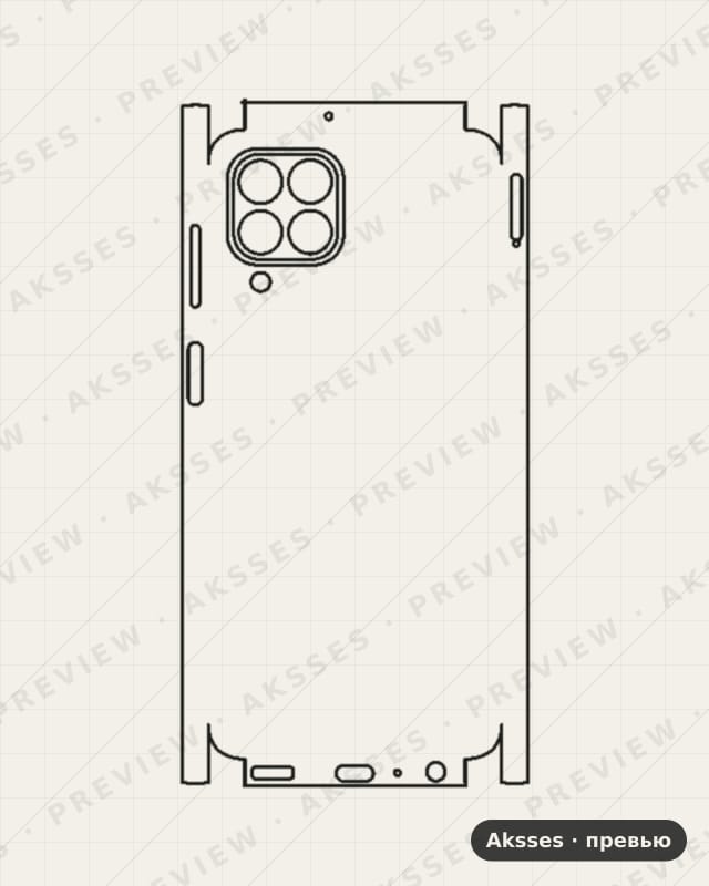 Лекало для Samsung Galaxy M33, All Inclusive