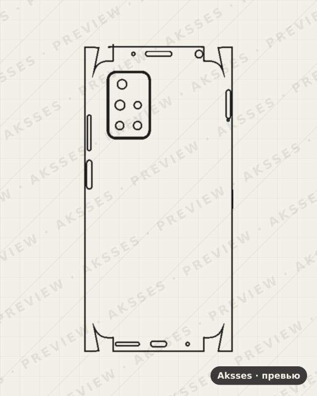 Лекало для Redmi 10 Prime, All Inclusive