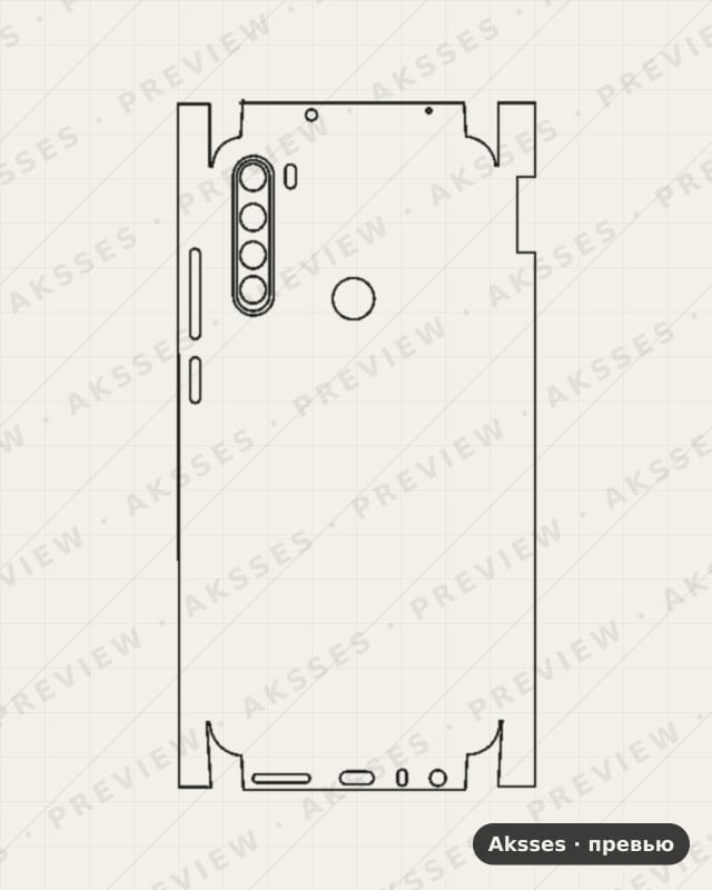 Лекало для - SERIES Note 8T, All Inclusive