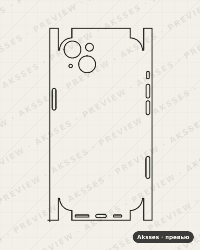 Лекало iPhone 13 V3 для iPhone 13, All Inclusive