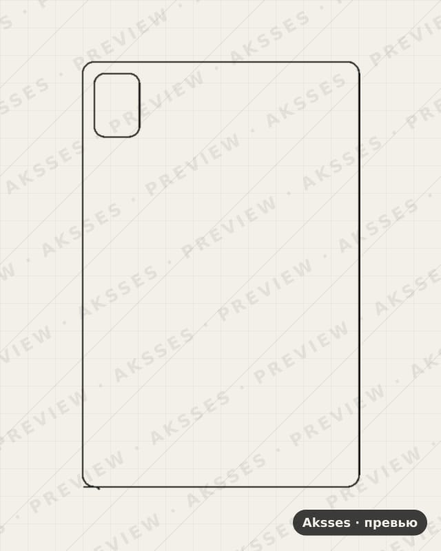 Лекало для Blackview Tab 12, Back
