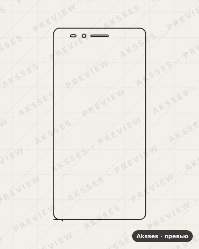 Лекало для Highscreen Power Ice Evo, Front Shell, Matte