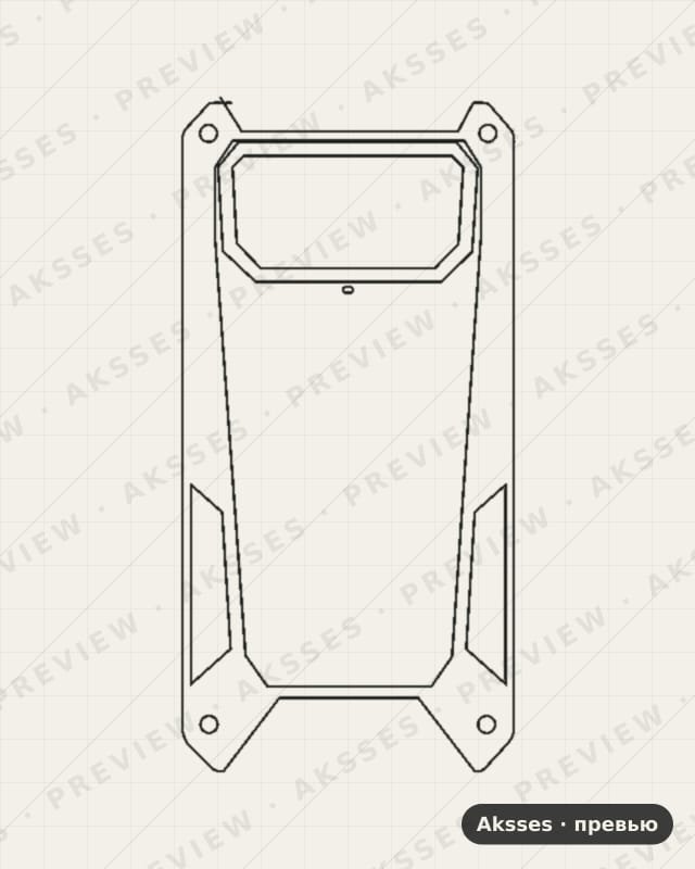 Лекало для Oukitel F150 Bison 2021, Back