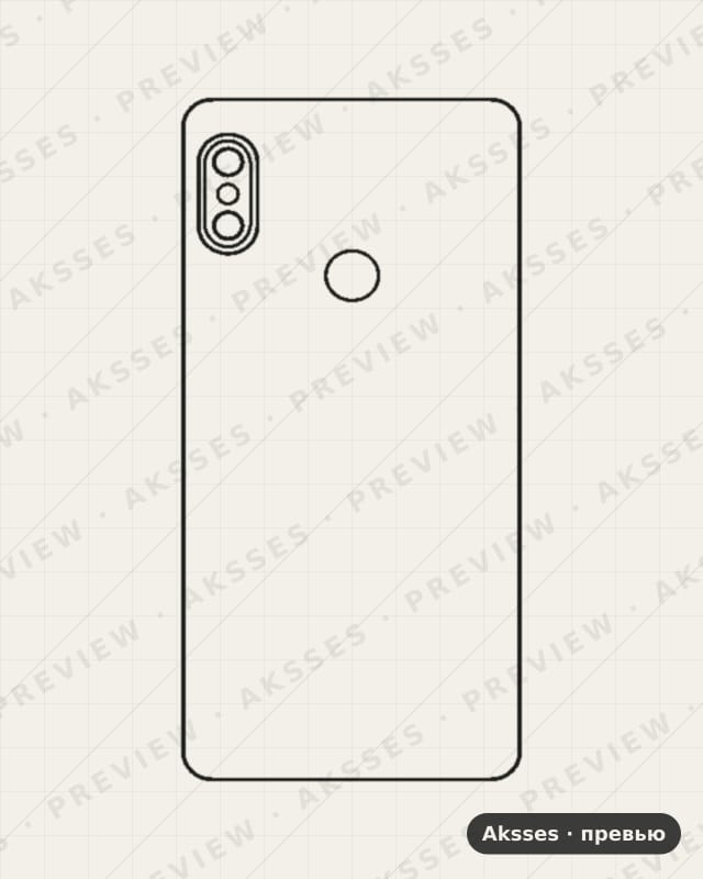 Лекало NOTE5 PRO для - SERIES Note 5 Pro, Back