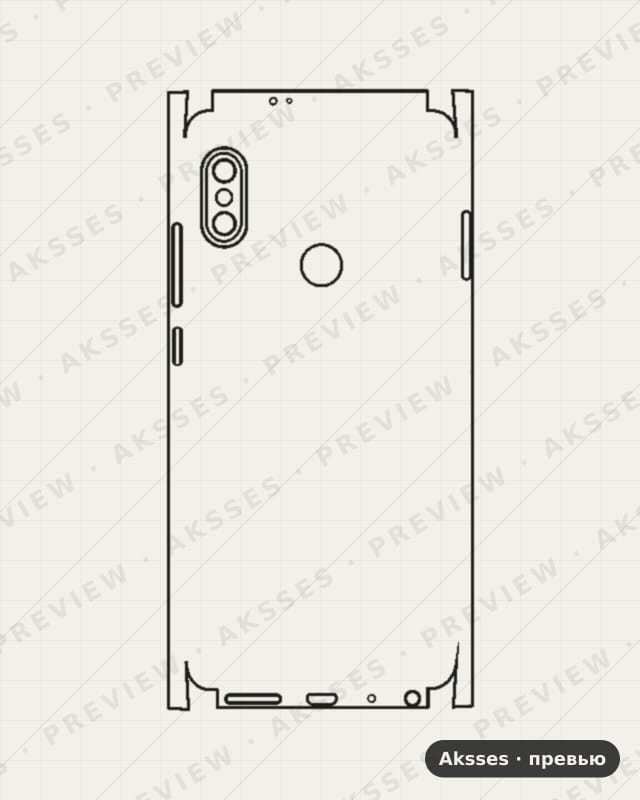 Лекало NOTE5 PRO для - SERIES Note 5 Pro, All Inclusive