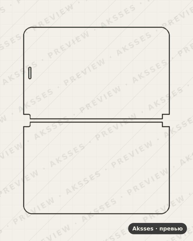Лекало для Microsoft Surface Duo 2, Front Full