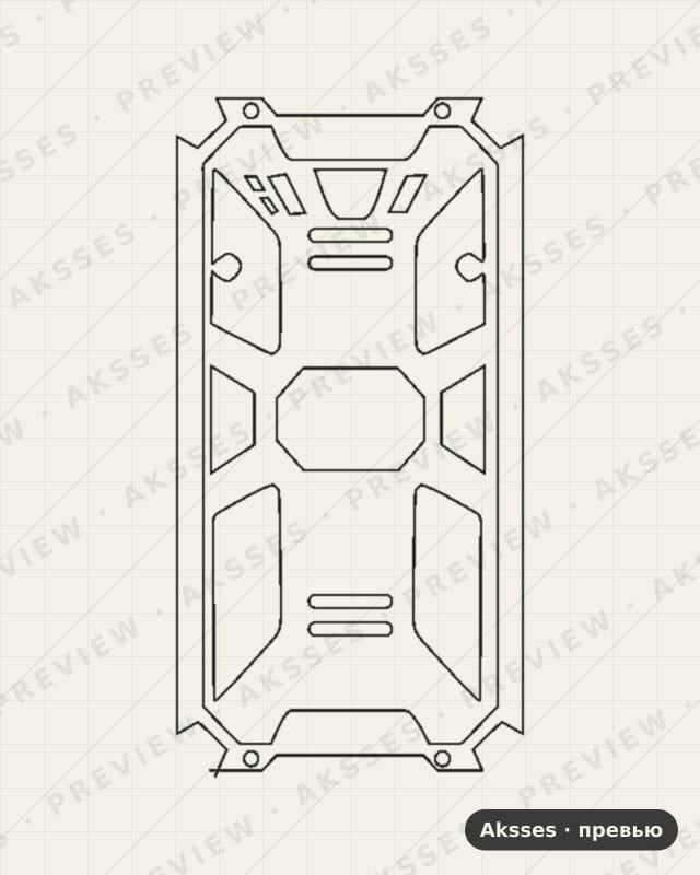 Лекало для Conquest S8, Back
