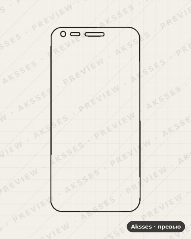 Лекало 1, 10, 11 -SERIES 1S для Redmi 1S, Front Full