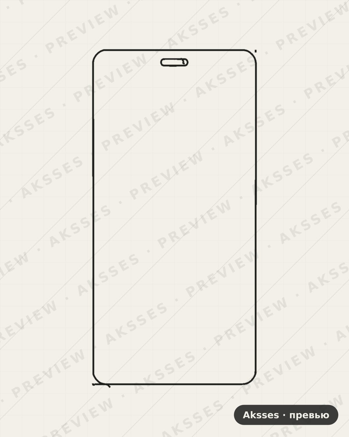 Лекало для - SERIES Note 3, Front Full