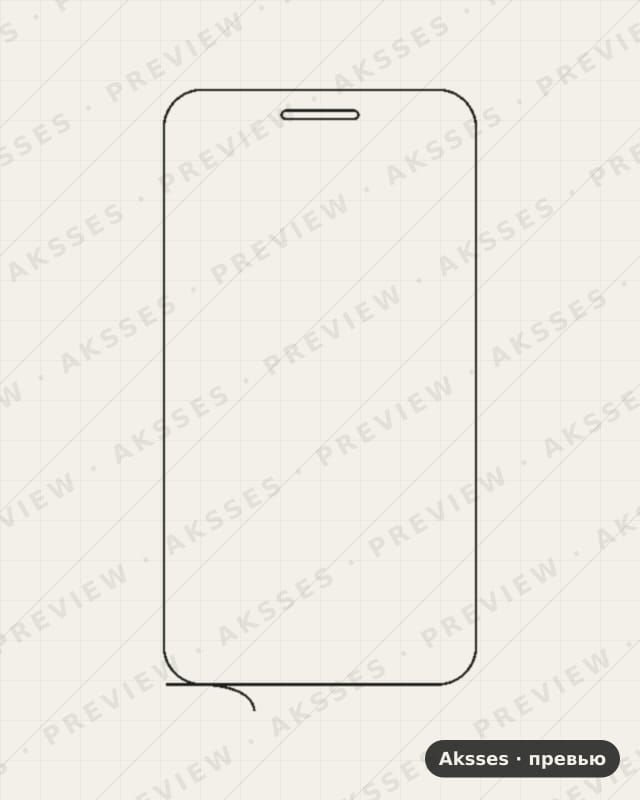 Лекало для Alcatel Pixi 3 (4.5), 4.5, Front Full