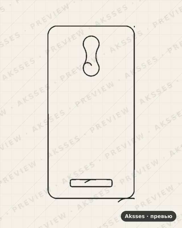 Лекало для - SERIES Note 3, Back Cover
