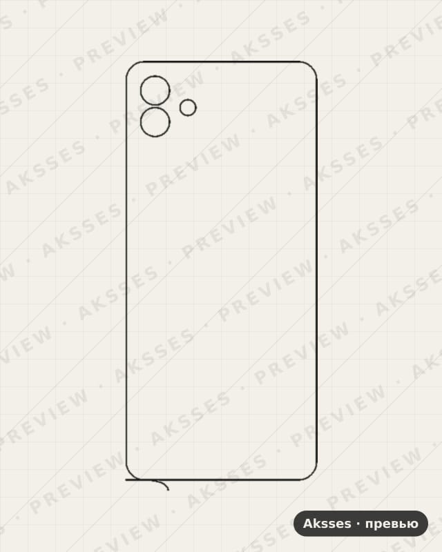 Лекало для Samsung Galaxy M13 5G, Back