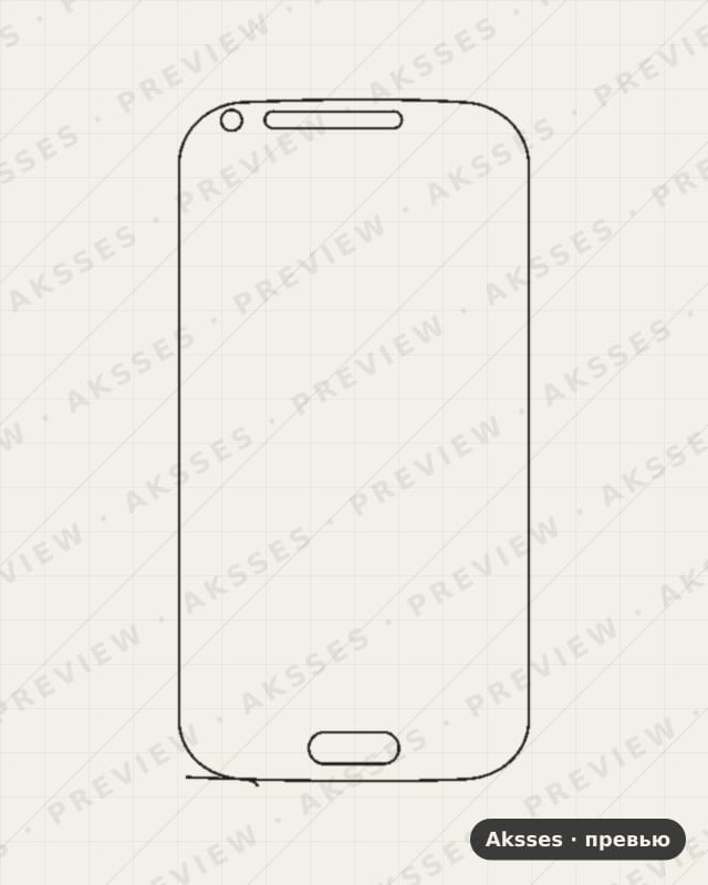 Лекало для S - Others Galaxy Core GT-I8262, Front Shell