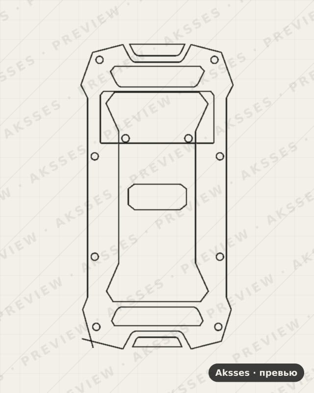 Лекало для Cubot King kong mini 2, Back