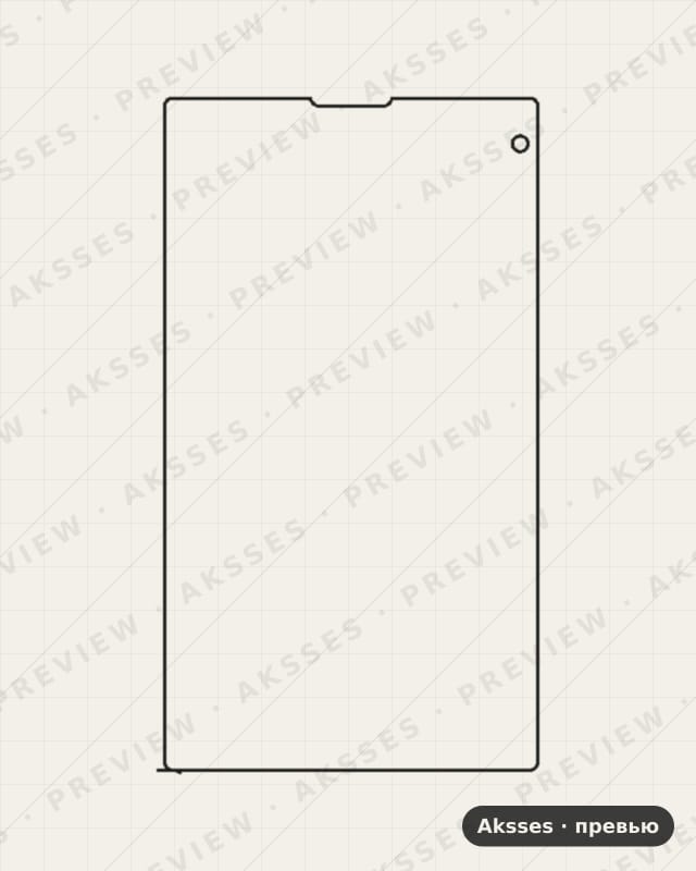 Лекало для Casper VIA L8 4.5G, Front Shell, Matte