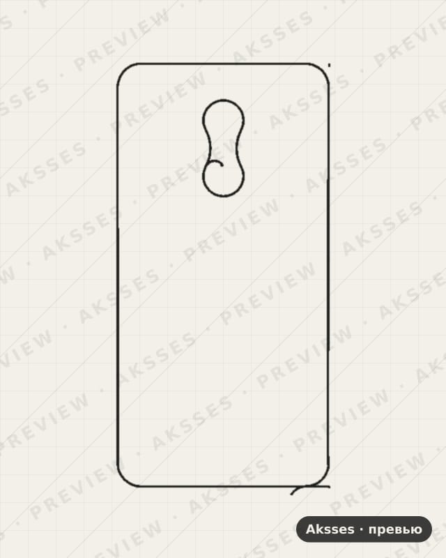 Лекало NOTE4 для - SERIES Note 4, Back Cover