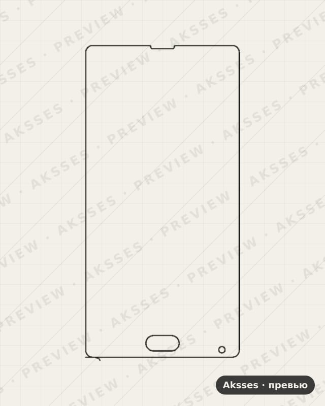 Лекало для Bluboo S1, Front Shell