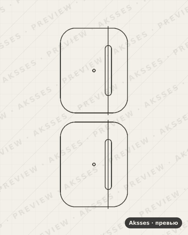 Лекало для Apple Airpods Pro 2, Case