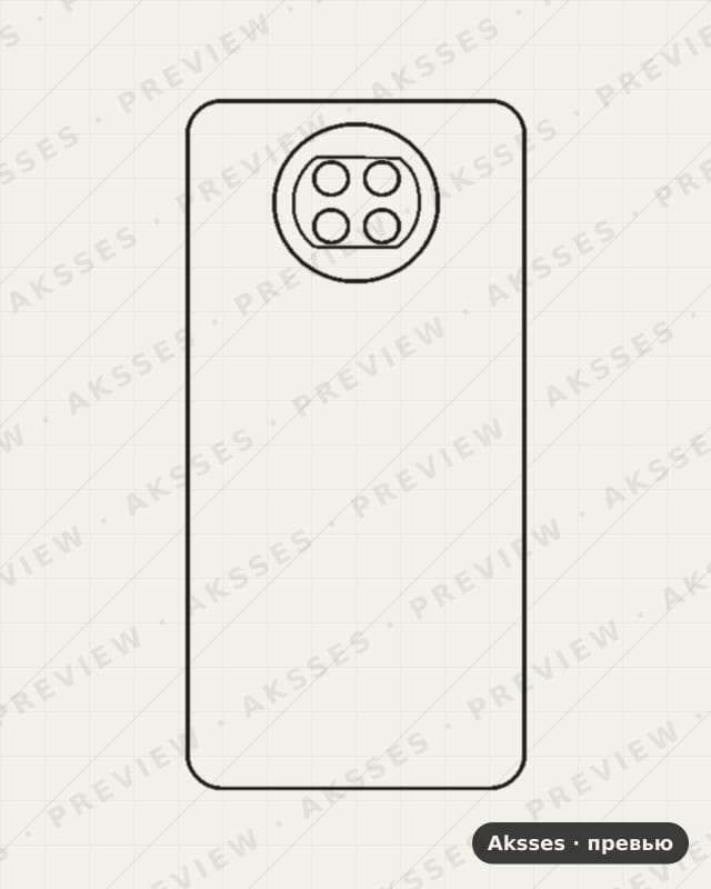 Лекало для - SERIES Note 9T, Back Cover