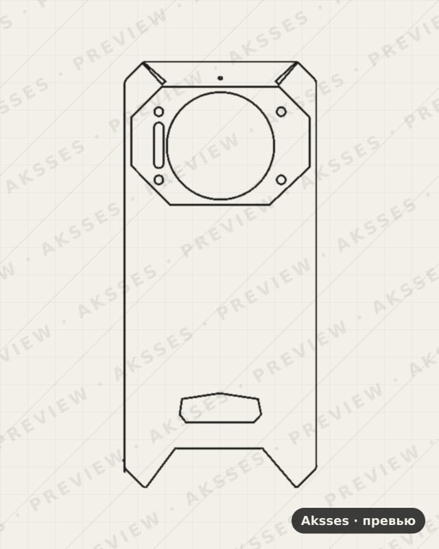 Лекало для Oukitel WP19, Back