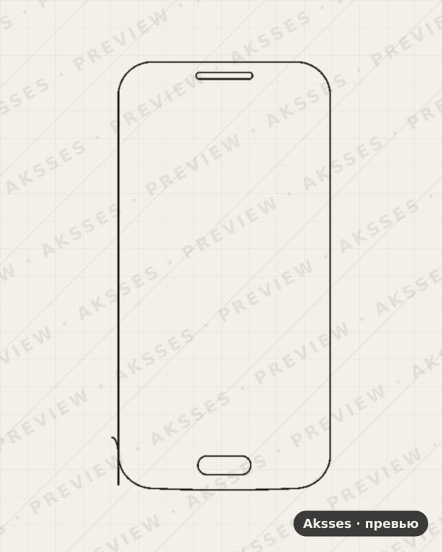 Лекало для S - Others Galaxy Star Advance G350E, Front Shell