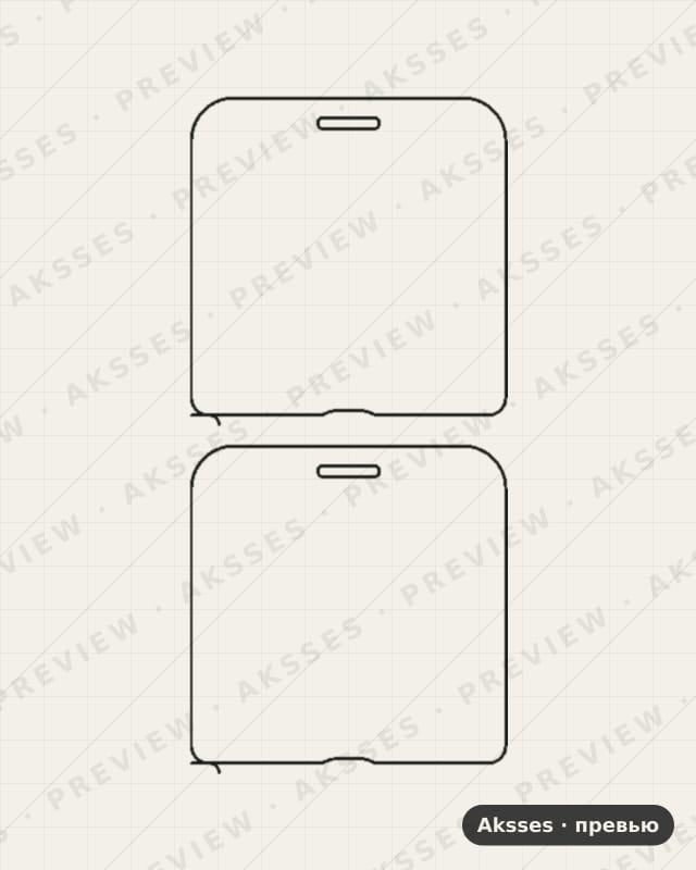 Лекало для BQ 2301 Comfort, Front Shell