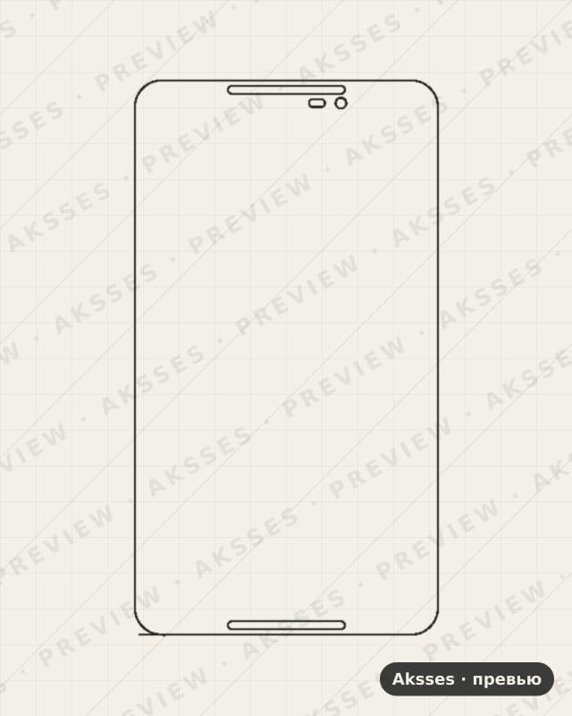 Лекало для Asus Fonepad 8 FE380CG, Front Shell, Matte