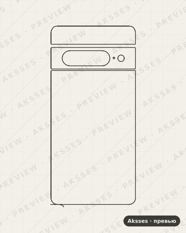 Лекало для Google Pixel 7 Pro, Back