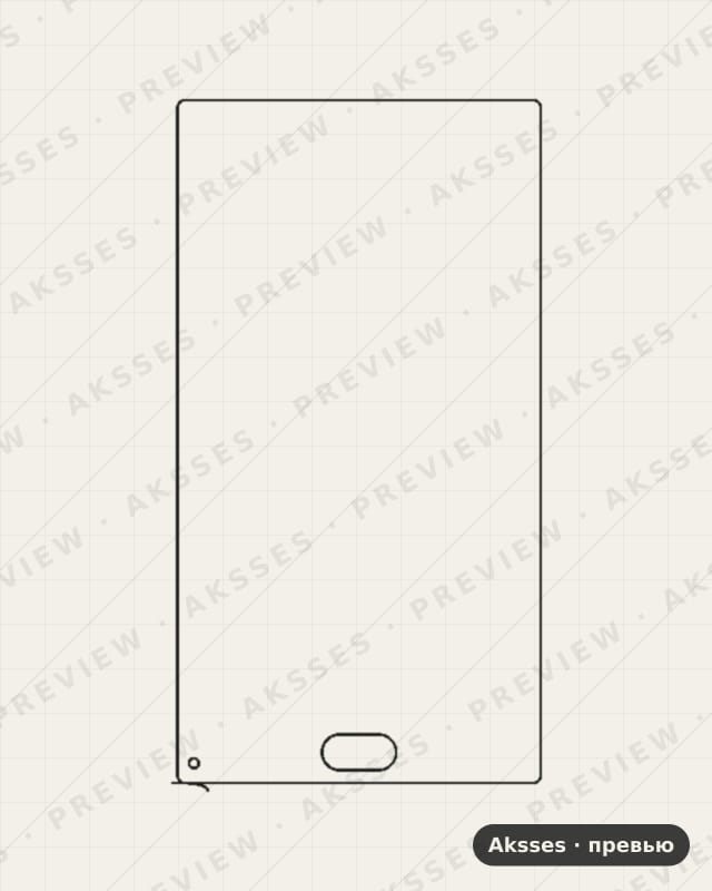 Лекало для Leagoo KIICAA Mix, Front Full, Matte