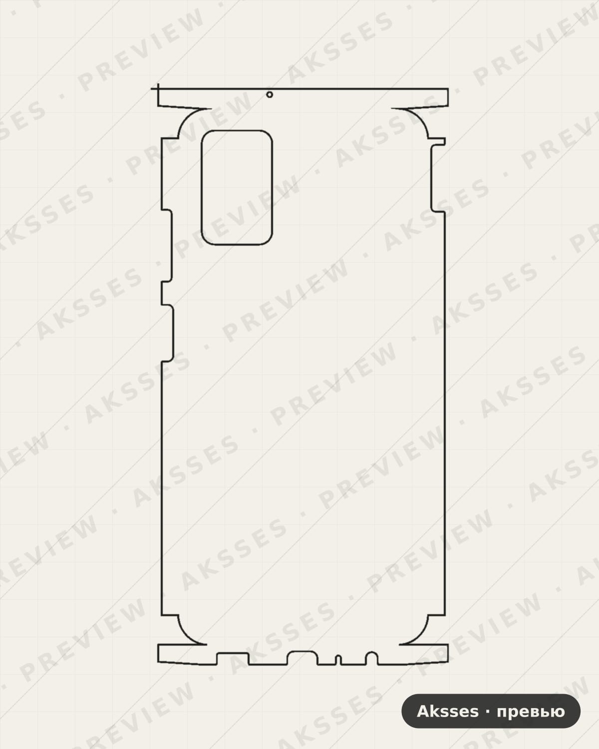 Лекало для Samsung Galaxy A03s, All Inclusive, Clear