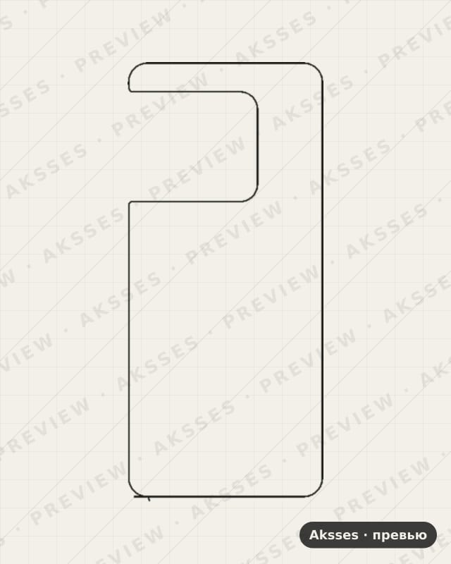 Лекало для OnePlus 10 Pro, Back, Clear