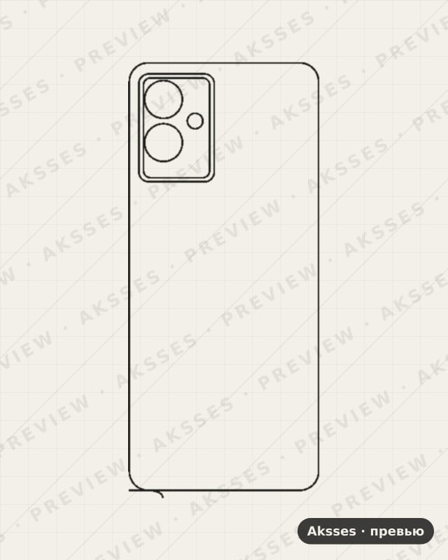 Лекало для Vivo Y30 5G, Back