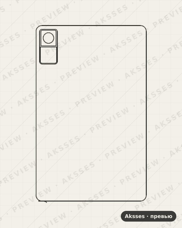 Лекало для Redmi Pad 10.61, Back