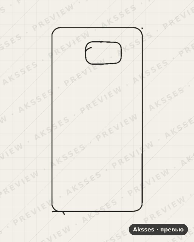 Лекало для Samsung Galaxy Note 5, Back Cover