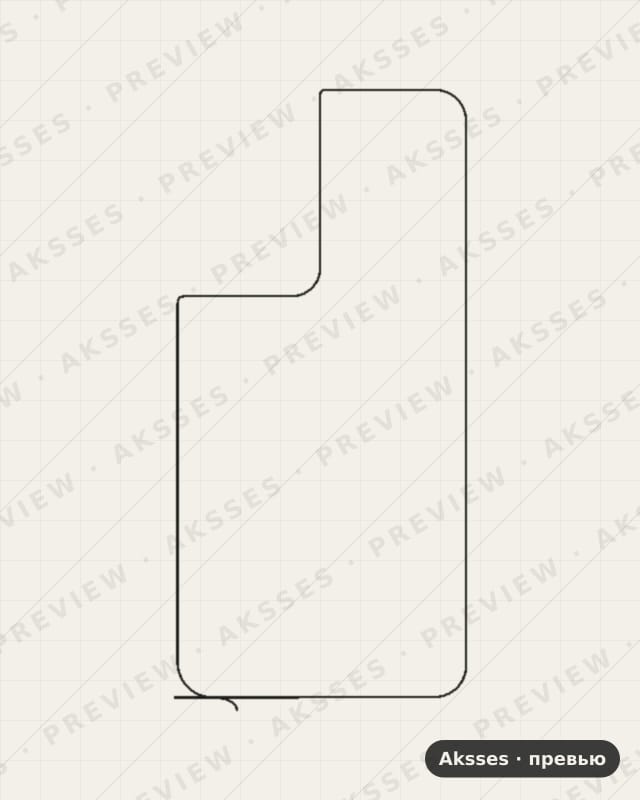 Лекало для Samsung Galaxy S21 Ultra 5G, Back, Transparent