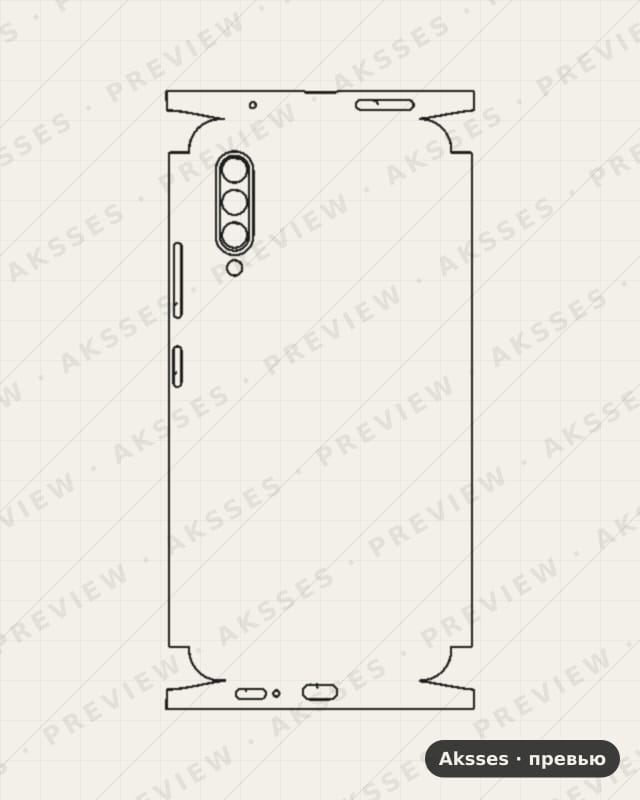 Лекало A01, A02, A03, A1, A2, A3, A4, A5, A6, A7, A8, A9 A90 для Samsung Galaxy A90, All Inclusive